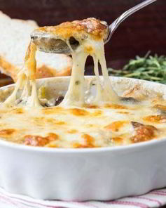 Куриная запеканка с сыром