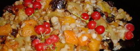 постная запеканка из тыквы с гречкой. Шаг 3