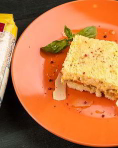 Рисовая запеканка с грибами