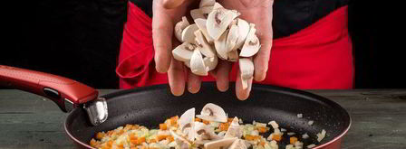 рисовая запеканка с грибами. Шаг 3