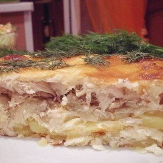 Рецепт сочной куриной запеканки с картофелем