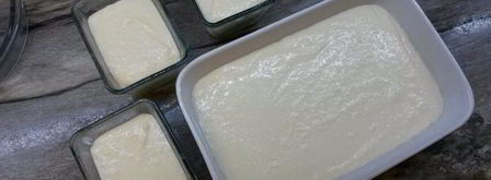 творожная запеканка под бруснично-банановым соусом. Шаг 3