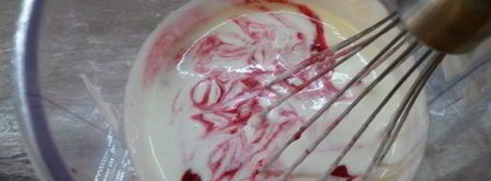 творожная запеканка под бруснично-банановым соусом. Шаг 5