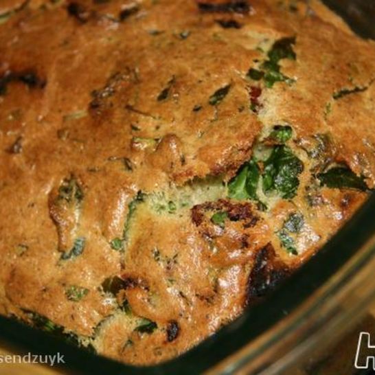 Рецепт творожной запеканки с зеленью