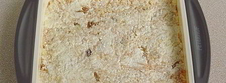 творожно-яблочная запеканка с изюмом. Шаг 7