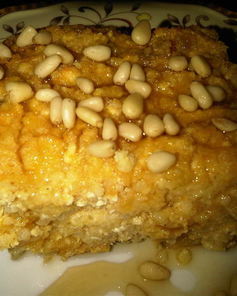 Тыквенная запеканка из пшена и творога