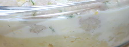 запеканка из фрикаделек в молочном соусе. Шаг 8