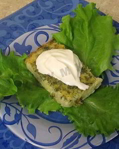 Запеканка из картофеля с сыром и чесноком