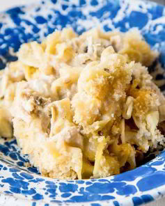 Запеканка из лапши и курицы