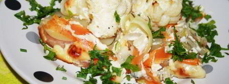 запеканка из летних овощей с очень вкусной заливкой. Шаг 9