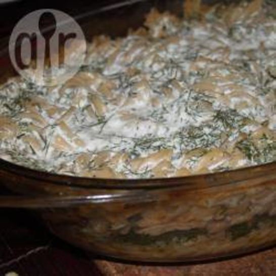 Рецепт запеканки из макарон с грибами