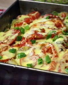 Запеканка из овощей со свининой