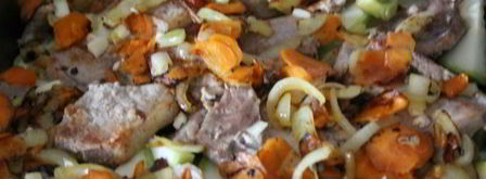 запеканка из овощей со свининой. Шаг 4