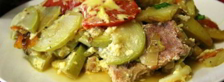 запеканка из овощей со свининой. Шаг 10