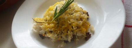 запеканка из риса с фаршем для детей. Шаг 5