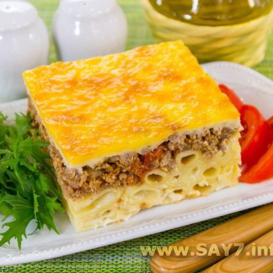Рецепт запеканки с фаршем и макаронами
