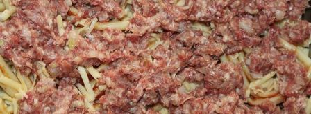 запеканка с фаршем под тыквенной шубкой. Шаг 7