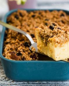 Запеканка с крамблом из мюсли