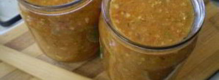 аджика из помидоров и перца с чесноком. Шаг 9