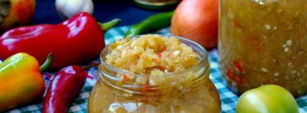 аджика из зеленых помидоров. Шаг 8