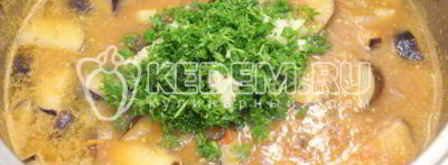 баклажаны порезанные ломтиками. Шаг 5