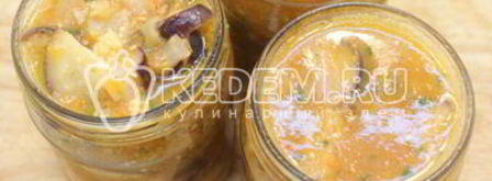 баклажаны порезанные ломтиками. Шаг 6