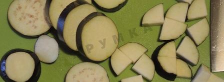 баклажаны с чесноком. Шаг 2