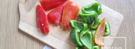 баклажаны с перцем болгарским на зиму. Шаг 2