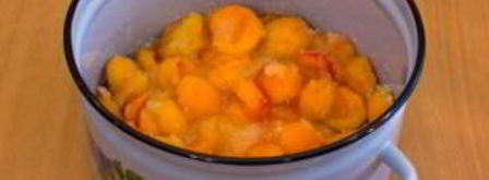 абрикосовый джем с миндальными лепестками. Шаг 4