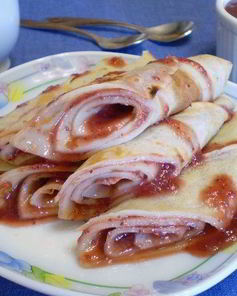 Блинчики с джемом