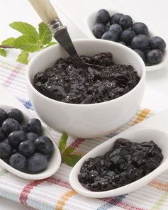 Быстрый черничный джем