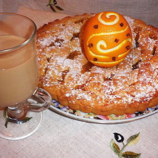 Рецепт кростаты с апельсиновым джемом