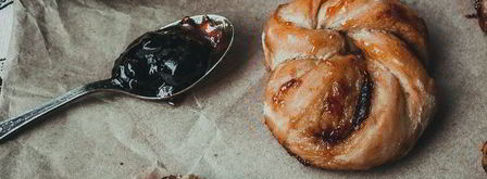 крученые булочки с ягодным джемом. Шаг 4