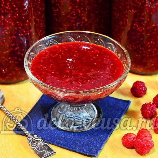 Рецепт малинового джема на зиму