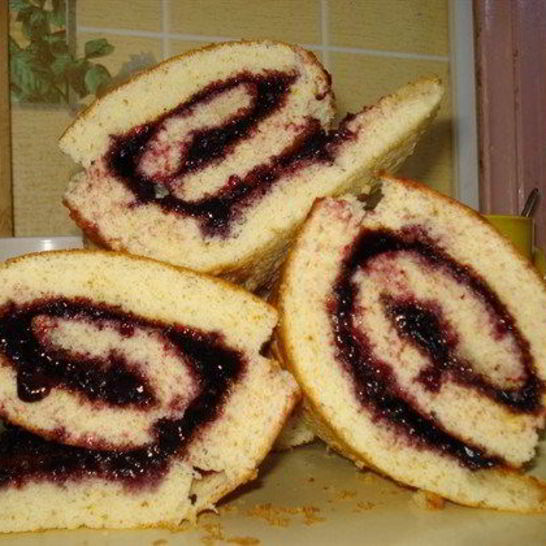 Рецепт рулета с джемом