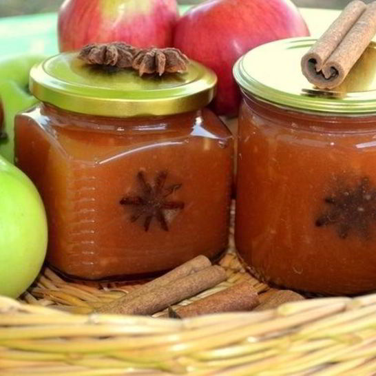 Рецепт яблочного джема янтарного