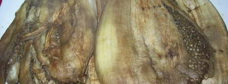 икра из запеченых баклажанов на зиму. Шаг 6