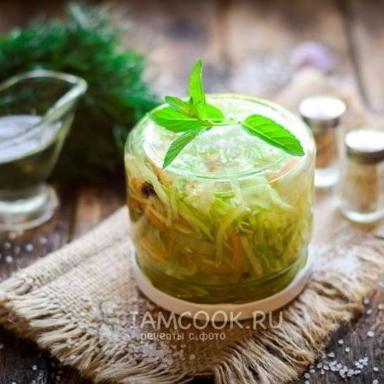 Рецепт кабачков по-корейсков на зиму без стерилизации