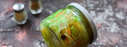 кабачки по-корейски на зиму без стерилизации. Шаг 9