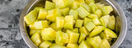 кабачки с ананасовым соком на зиму. Шаг 2