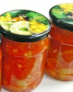 Кабачки, жареные в томатном соусе, на зиму