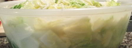 капуста кусочками по-корейски. Шаг 2