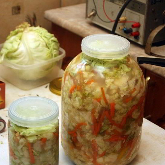 Рецепт капусты на зиму