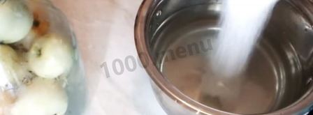 антоновка на зиму компотом. Шаг 4