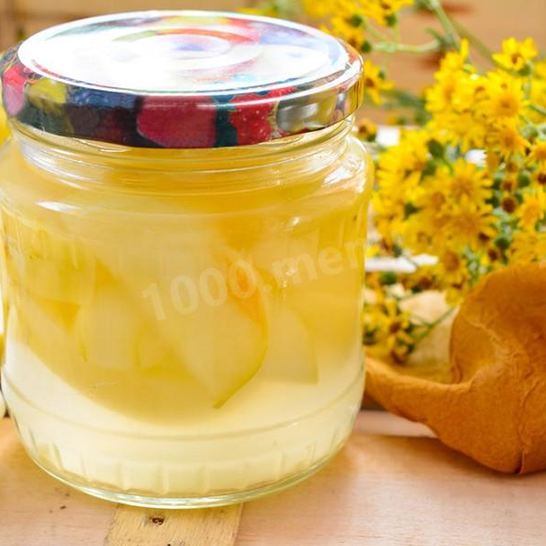 Рецепт компота из белого налива на зиму