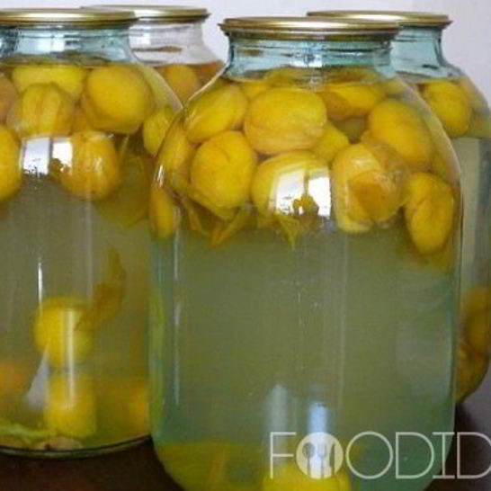 Рецепт компота из белой сливы