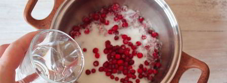 компот из брусники. Шаг 3