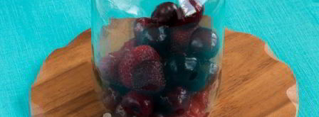 компот из черешни и клубники на зиму. Шаг 3