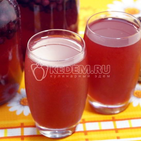 Рецепт компота из ирги