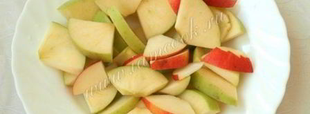 компот из мандаринов и яблок. Шаг 4